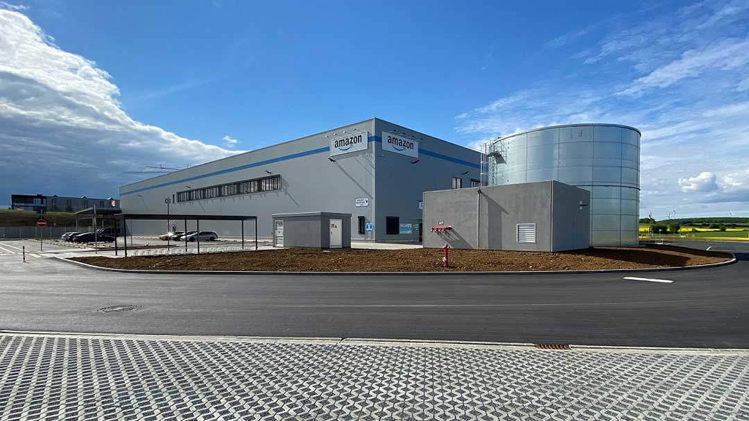 Complemus stellt Amazon-Verteilzentrum in Oerlenbach fertig