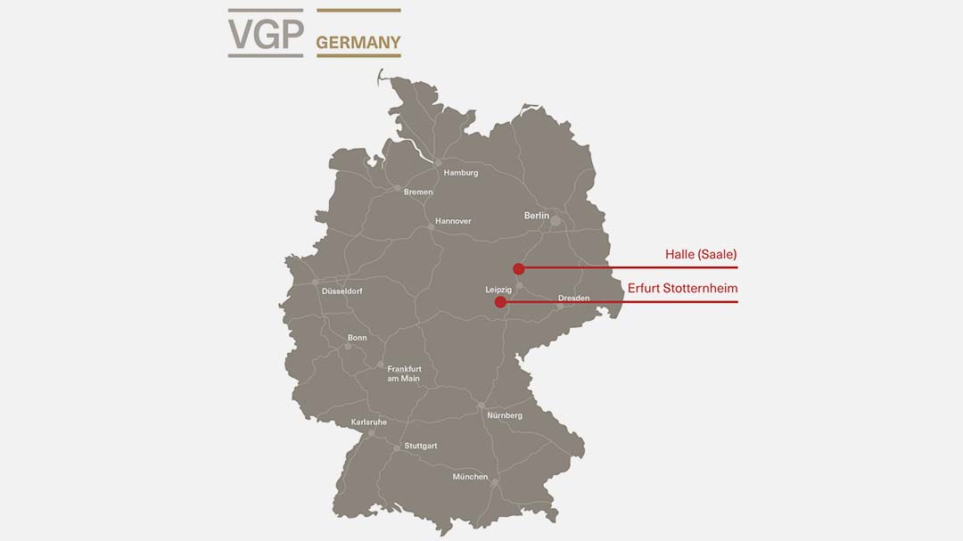 VGP kauft Grundstücke in Halle (Saale) und Erfurt