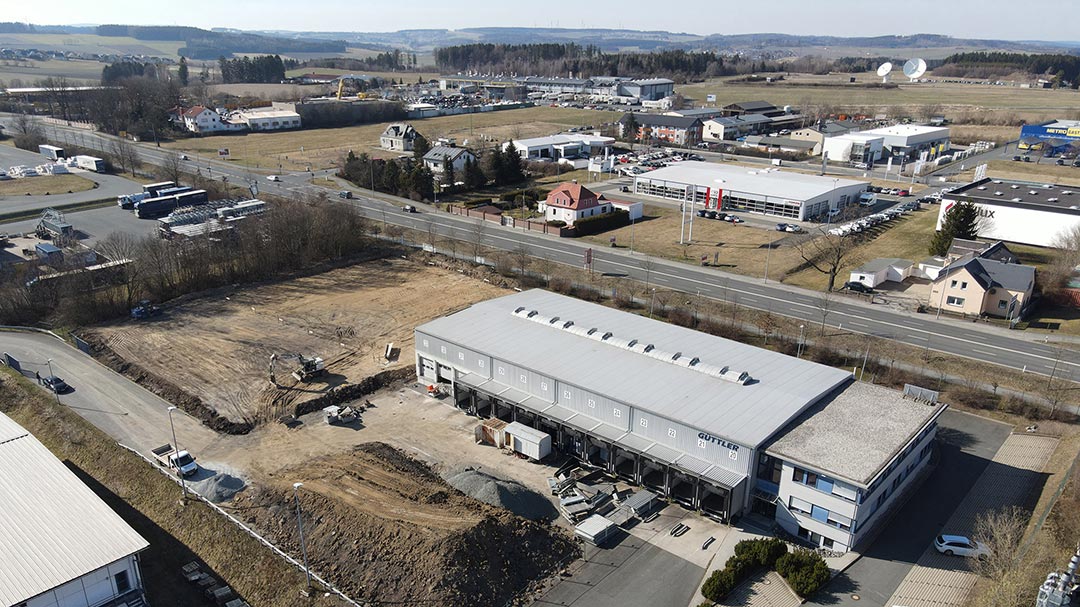 Güttler Logistik baut neue Lagerhalle in Hof