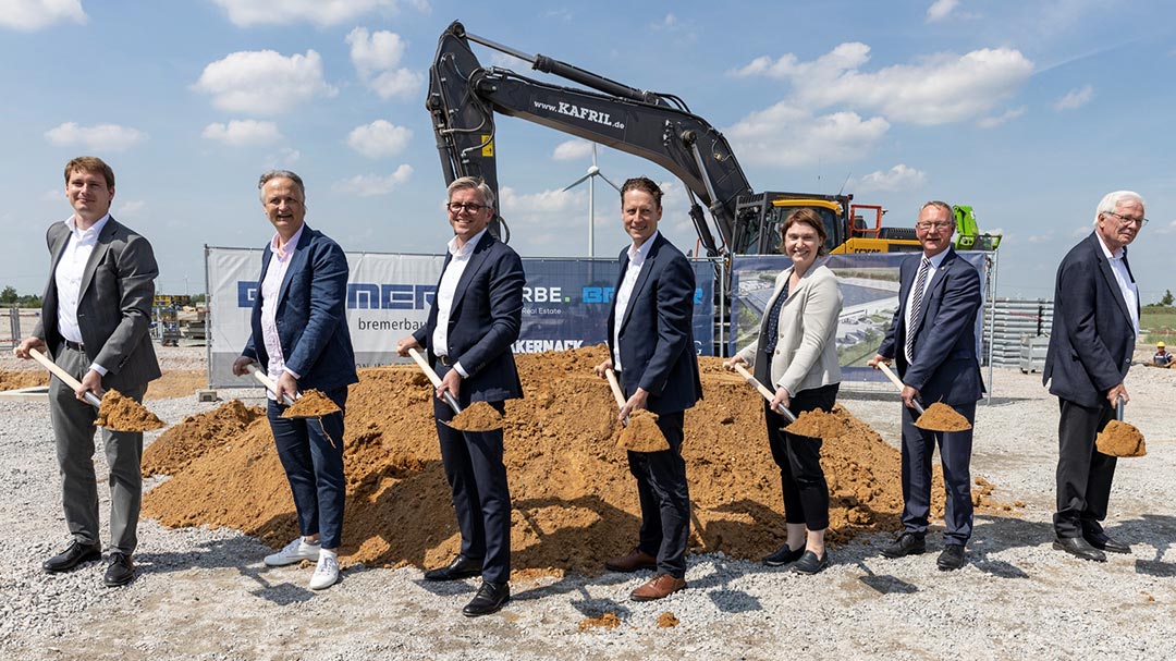 Garbe feiert Spatenstich für Logistikzentrum in Bitterfeld-Wolfen