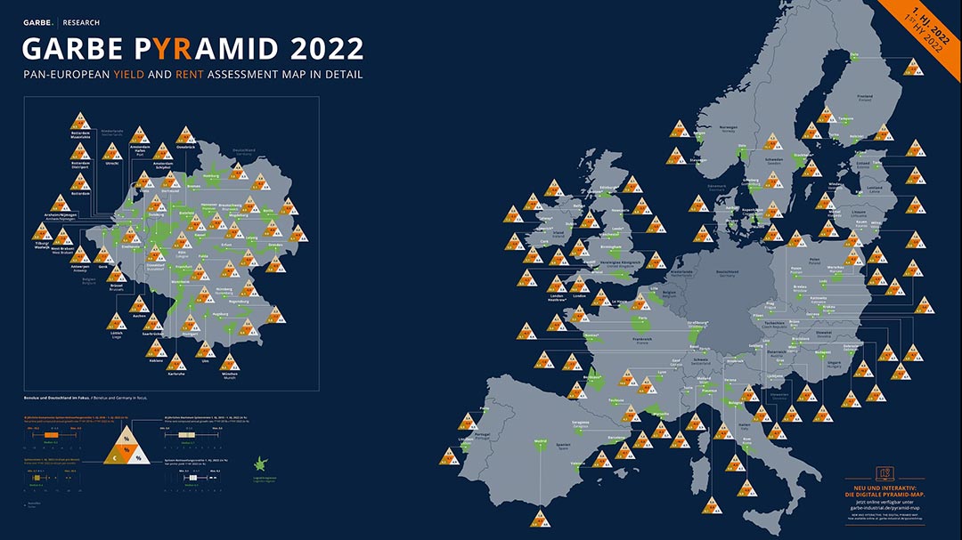 Garbe Pyramid Map: Mieten in Europa steigen rasant