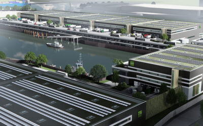 Goodman plant mehrstöckige Entwicklung im Hamburger Hafen