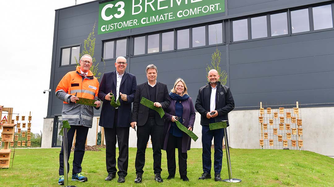 BLG und Mercedes-Benz starten grünes Leuchtturmprojekt