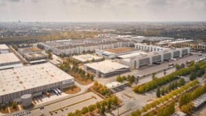 Auf dem Gelände des LogPark Leipzig entstehen ab 2025 neue Logistik- und Gewerbeflächen zwischen 950 und 5.000 Quadratmetern Mietfläche pro Einheit.