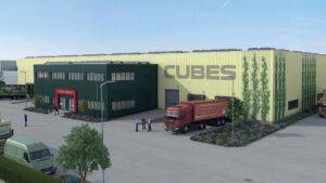 Die Europa-Center-Cubes sollen in Bremerhaven in direkter Nähe zum Container-Terminal, erstmalig realisiert werden.