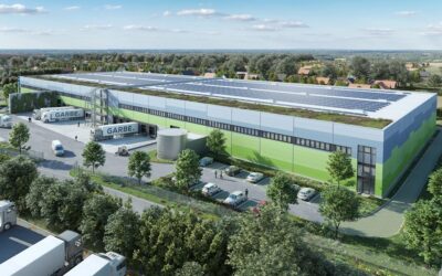 Garbe feiert Richtfest auf Brownfield bei Würzburg