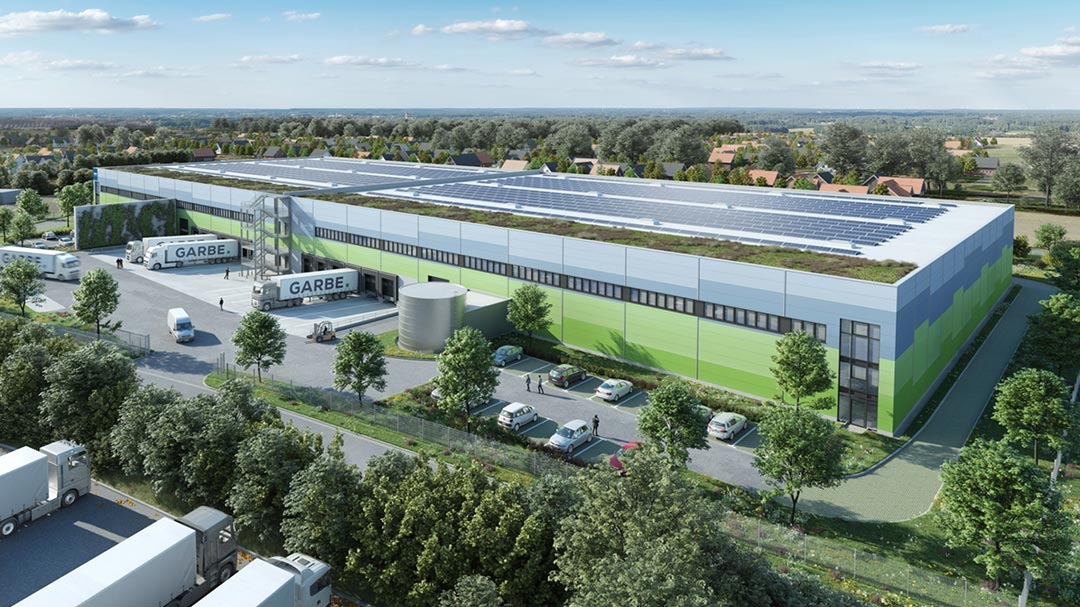 Garbe feiert Richtfest auf Brownfield bei Würzburg