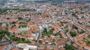 Stadt Hildesheim Luftaufnahme