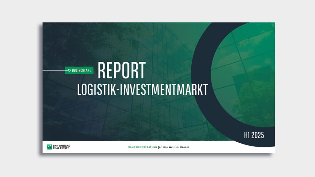 Der jetzt veröffentlichte Marktbericht von BNP Paribas Real Estate beinhaltet Investmentmarktzahlen für das 2. Quartal 2025.
