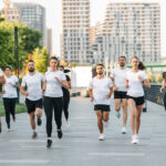 Jogger in der Großstadt