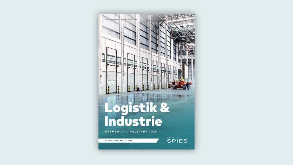 Der Marktreport „Logistik & Industrie Bremen 1. Halbjahr 2025“ von Robert C. Spies ist ab sofort über die Website des Unternehmens kostenlos erhältlich.