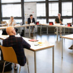 Bildunterschrift: Die Mitglieder der Jury für den Logix Award 2025 (von links nach rechts): Doreen Kruschina, Planung und Baumanagement; Alexander Handschuh, Deutscher Städte- und Gemeindebund; Matthias Pieringer, Logistik Heute; Tim-Oliver Frische, DVV Media Group, Uwe Veres-Homm, Fraunhofer SCS, Dr. Claus-Peter Amberger, Loxxess; Wolfgang Kühling, Architekturbüro Kühling; Peter Dietz, Immobilien Zeitung; Prof. Dr. Christian Kille, Technische Hochschule Würzburg-Schweinfurt.