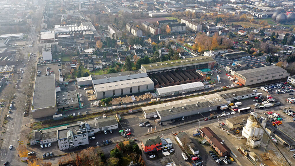 Der „CTPark Aachen“ entsteht auf dem Grundstück eines ehemaligen Glaswerks. Nach seiner Fertigstellung bietet der Park rund 45.000 Quadratmeter Nutzfläche.
