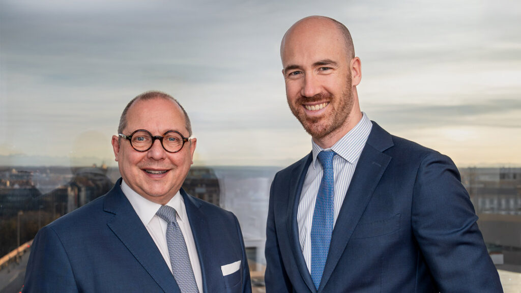 Wollen mit der Gründung von Newbay künftig Investoren beraten: Stephan Dalbeck (links) und Nicolas Roy.