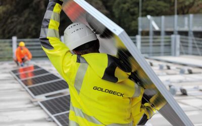 Goldbeck Facility Services pilotiert PV-Klebemodule