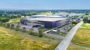 Die Panattoni-Immobilie im neuen Gewerbegebiet „Koppelknechtsdamm“ in Garbsen liegt nahe der Autobahnen A2 und A7.