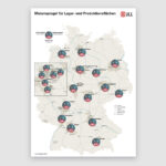 Unverändert werden die höchsten Mieten in München erzielt, gefolgt von Berlin und Düsseldorf.