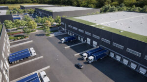 So in etwa soll der neue Logistik- und Gewerbepark in Leipzig einmal aussehen.