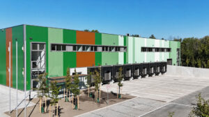 Außenansicht des fertiggestellten Ruhr Logistikparks in Castrop-Rauxel