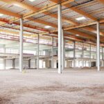Die Innenansicht des drittverwendungsfähigen Logi Space in Kelsterbach Anfang September 2026. Foto: Logi Space