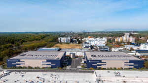 Der Panattoni Park Offenbach entsteht auf dem Gelände einer ehemaligen Lackfabrik.